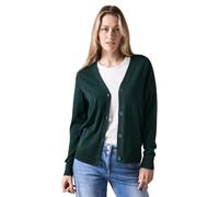 Cecil B253786 Cárdigan de Punto Fino, Color Verde, XS para Mujer