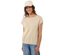 Cecil B303276 Suéter pulóver, Pearl Beige Mel, L Mujeres