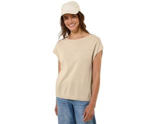 Cecil B303276 Suéter pulóver, Pearl Beige Mel, L Mujeres