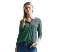 Cecil B320875 Camiseta de Manga 3/4 Estampada, Celery Green, XS para Mujer