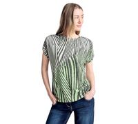 CECIL B321315 Camiseta de Rayas, Cool Khaki, XL Mujeres