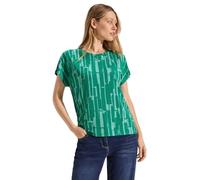 Cecil B321924 Camiseta Estampada, Verde Oscuro, XL Mujeres