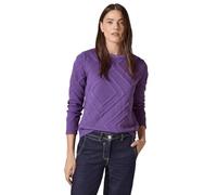 Cecil B322263 Camiseta con patrón de Textura 3D, Wild Purple, M Mujeres