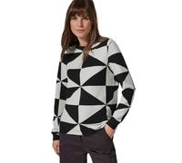 Cecil B322385 Tos AOP-Camiseta otomana, Negro, L para Mujer