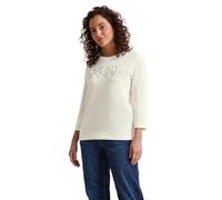Cecil B322607 Camiseta Suave con Palabras, Vanilla White, XXL Mujeres