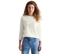 Cecil B322764 Camiseta con Estampado Brillante, Vanilla White, S Mujeres