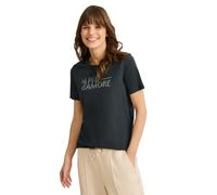 Cecil B322930 Camiseta con Palabra, Slate Khaki, XL Mujeres