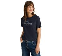 Cecil B322930 Camiseta con Palabra, Universal Blue, L Mujeres