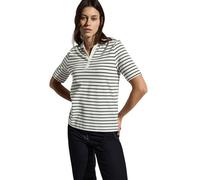 Cecil B322948 Polo de piqué a Rayas, Vanilla White, M Mujeres