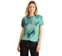 Cecil B322951 Camiseta Estampada con Palabra, Cool Salvia Green, XXL Mujeres