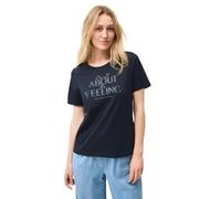 Cecil B323071 Camiseta con diseño de Palabras, Universal Blue, XL Mujeres
