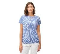 Cecil B323530 Camiseta de Mezcla Estampada, Deep Pastel Blue, S Mujeres