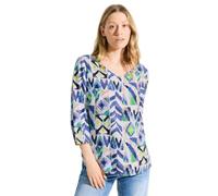 CECIL B344632 Blusa de impresión Colorida, Vanilla White, M Mujeres