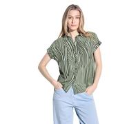 CECIL B344678 Blusa de Rayas, Cool Khaki, M Mujeres