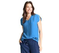 CECIL B344833 Blusa de Viscosa Lisa, Azul, L Mujeres