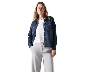 Cecil B344985 Chaqueta Vaquera, Mid Blue Used Wash, M Mujeres