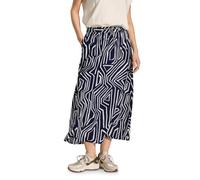 CECIL B361528 Falda Midi Estampada, Universal Blue, S Mujeres