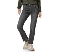 Cecil B378532, Vaqueros con Detalle Bouclé, Mujer, Mid Grey Used Wash, 31W / 28L