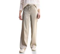 Cecil B378802 Pantalones de Pierna Ancha, Desert Beige Melange, XL / 30L Mujeres