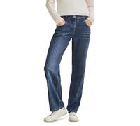 Cecil B378896 Vaqueros de Pierna Ancha con Rayas, Mid Blue Used Wash, 29W / 30L Mujeres