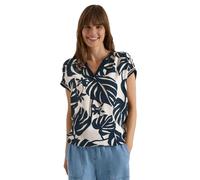 Cecil Blusa con Cuello Dividido y Mezcla Estampada Palm Breeze Green XXL
