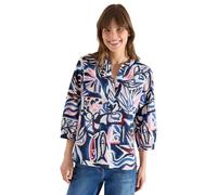Cecil Blusa con Estampado Multicolor Universal Azul L