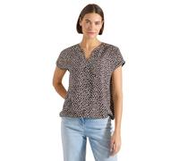 Cecil Blusa con Hombros caídos con Estampado marrón Cacao XXL