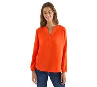Cecil Blusa de Color Liso Cherry Tomate Naranja XXL
