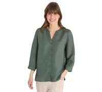 Cecil Blusa de Mezcla de Lino en Color Liso Just Caqui, M