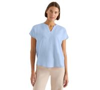 Cecil Blusa de Mezcla de Lino Fresh Water Blue S