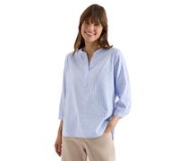 Cecil Blusa de Rayas Seersucker Blouse Blue XS