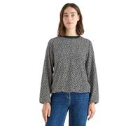 Cecil Blusa Estampada con Purpurina Gris Claro XL