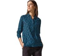 Cecil Blusa Larga Estampada para Mujer, Celestial Aqua Blue, XL
