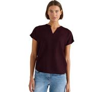 Cecil Blusa Mezcla de Lino Rich Burgundy XS