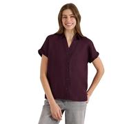 Cecil Camisa de Lino Rich Burgundy XXL