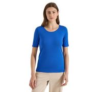 Cecil Camiseta básica con Cuello Redondo en Color Liso Surf Azul XXL