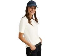 Cecil Camiseta básica con Estructura RIPP, Vanilla White., M