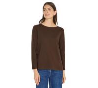 Cecil Camiseta básica de Manga Larga Chocolate Mousse XS