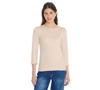 Cecil Camiseta básica en Color Liso Beige Perla S