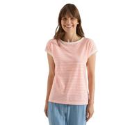 Cecil Camiseta con Cuello Barco y Rayas Coral XXL