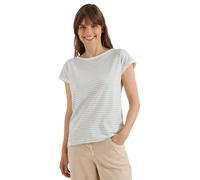 Cecil Camiseta con Cuello Barco y Rayas Crystal Mint XL