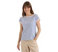 Cecil Camiseta con Cuello Barco y Rayas Surf Azul L