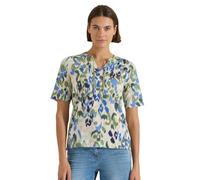 Cecil Camiseta con Cuello Dividido y Estampado de Cachemira, Color Beige, M
