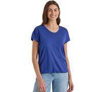 Cecil Camiseta con Cuello en V y Detalle de Encaje Deep River Blue M