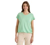 Cecil Camiseta con Cuello en V y Detalle de Encaje Juicy Lime S