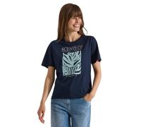 Cecil Camiseta con Cuello Redondo y Estampado Frontal Universal Blue XXL
