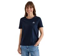 Cecil Camiseta con Detalle Impreso Universal Blue XS