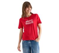Cecil Camiseta con Estampado de Palabra Glazed Apple Red S