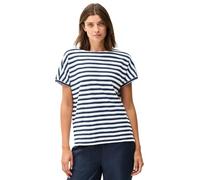 Cecil B323558 Camiseta con Textura a Rayas, Azul Marino Urbano, M Mujeres