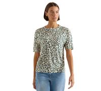 Cecil Camiseta de Aspecto de Lino Leo Macadamia Beige M